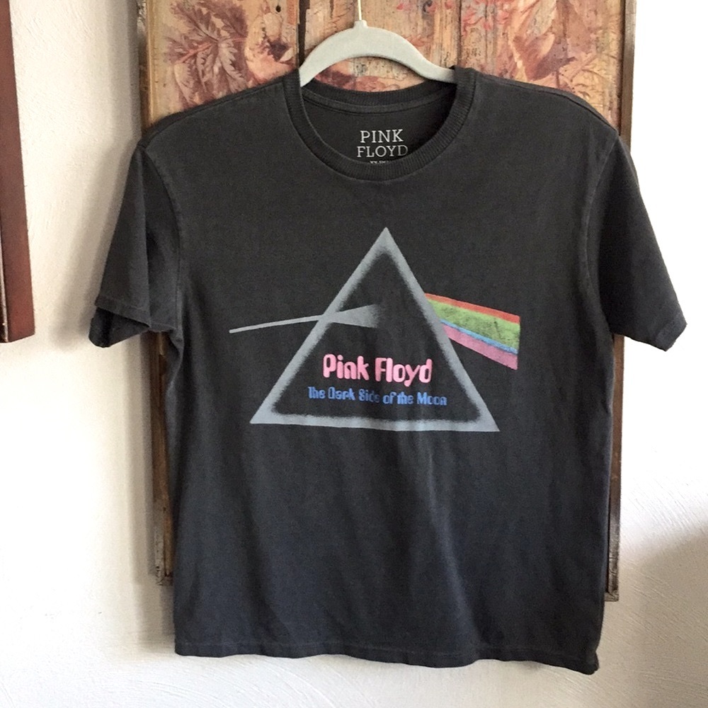 PINK FLOYD BOHO DISTR OVERSIZE BAND TEE TOP XXS